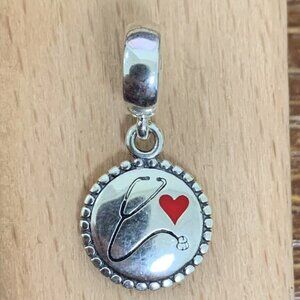 Pandora Nurse Stethoscope Exclusive Charm, S925 Silver Bracelets